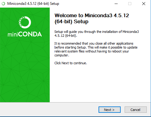 download miniconda windows
